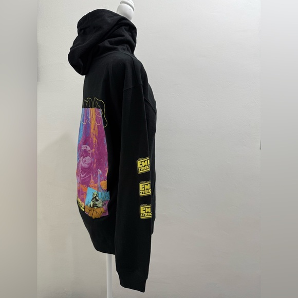 Neff x Star Wars Empire Strikes Back Mens Yoda Jedi Master Hoodie NWT M - Picture 4 of 8